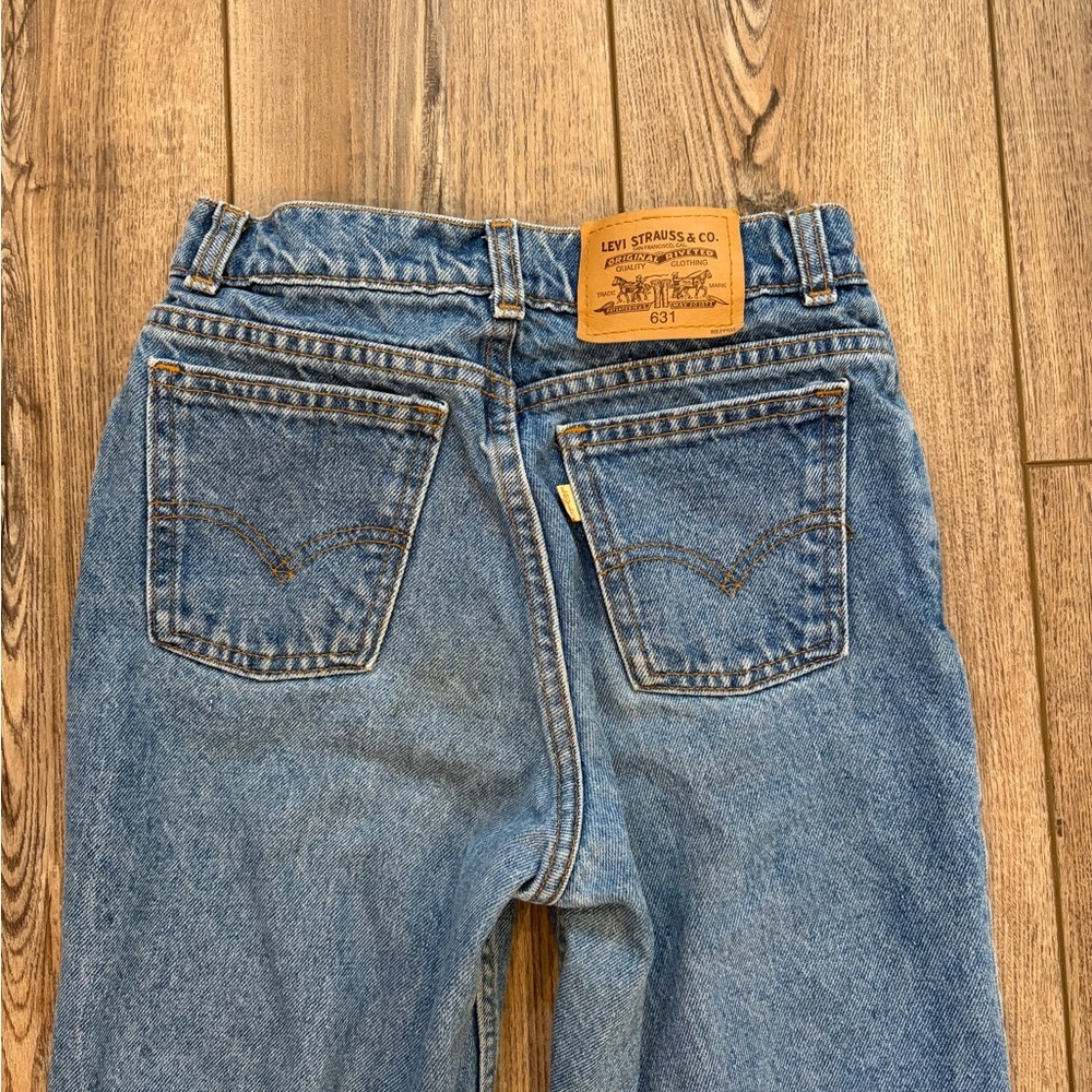Vintage Levi’s Orange Tab 631 Jeans 24x29 | Youth 16 | 90s High Rise Straight - Picture 5 of 11